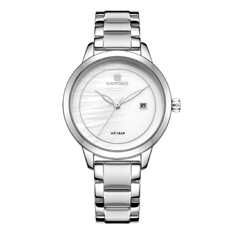 Elegant Design Dames Polshorloge Waterdicht Datumweergave Quartz Horloge