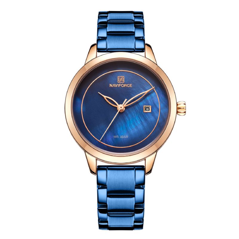 Elegant Design Dames Polshorloge Waterdicht Datumweergave Quartz Horloge