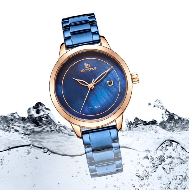 Elegant Design Dames Polshorloge Waterdicht Datumweergave Quartz Horloge