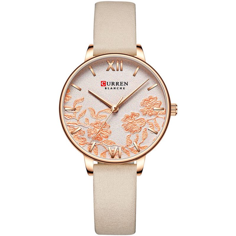 Flower Show Modieus Dames Polshorloge Waterdicht Quartz Horloges