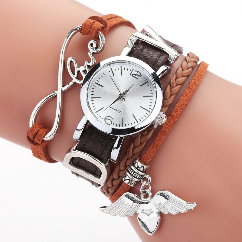 Love Dress Dames Armband Horloge Retro Stijl Quartz Horloges