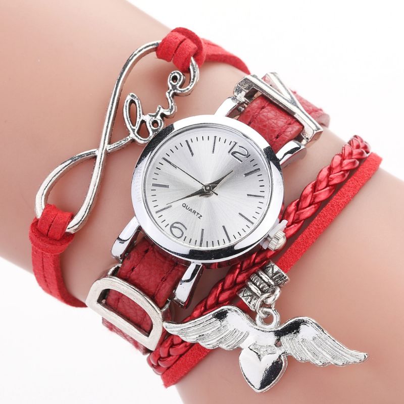 Love Dress Dames Armband Horloge Retro Stijl Quartz Horloges