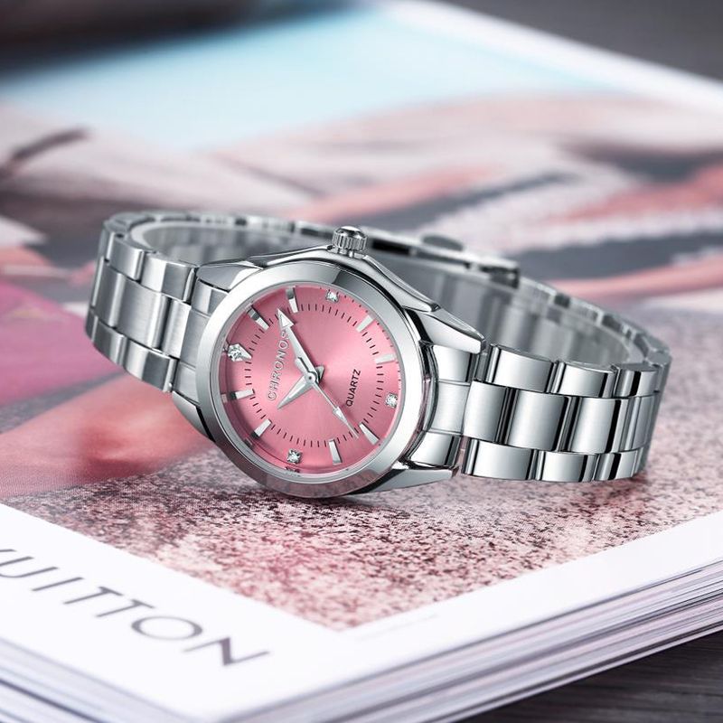 Mode Dames Horloge Kleurrijke Kleine Wijzerplaat Elegante Eenvoudige Vrouwelijke Quartz Horloge