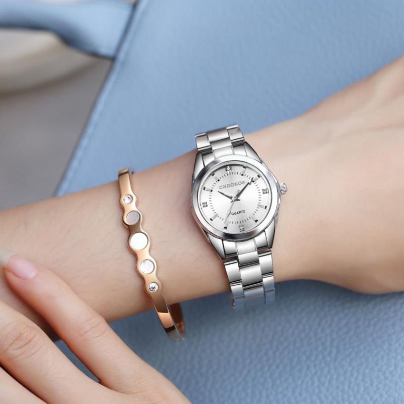 Mode Dames Horloge Kleurrijke Kleine Wijzerplaat Elegante Eenvoudige Vrouwelijke Quartz Horloge