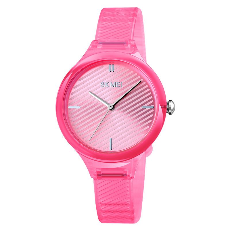 Mode Dames Kijken Kleurrijke Transparante Waterdichte Dames Quartz Horloge