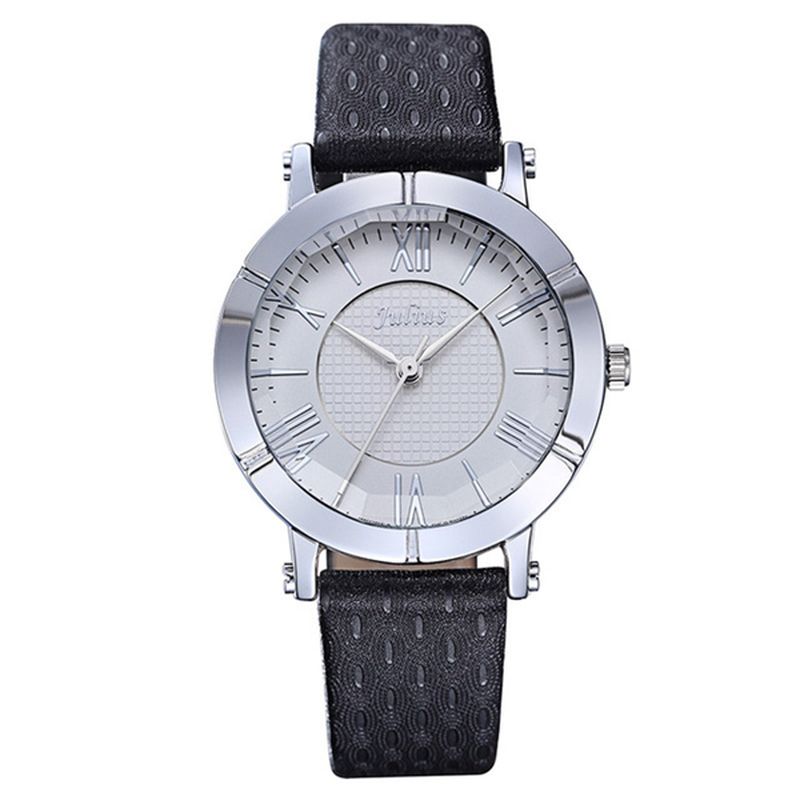 Mode Luxe Lederen Band Dames Student Quartz Horloge