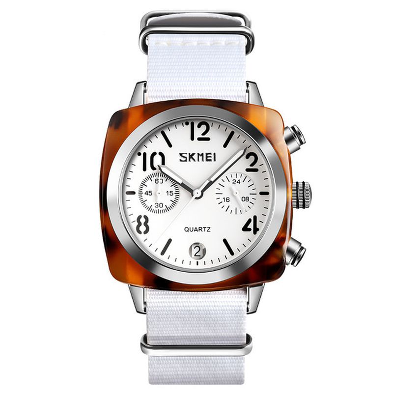 Uniek Ontwerp Multi-dial Lichtgevende Waterdichte Dames Polshorloge Quartz Horloge