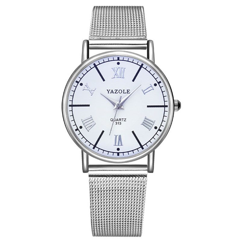 Urban Mode Dameshorloge 3atm Waterdicht Roestvrij Stalen Mesh Band Luxe Stijl Lady Quartz Horloge