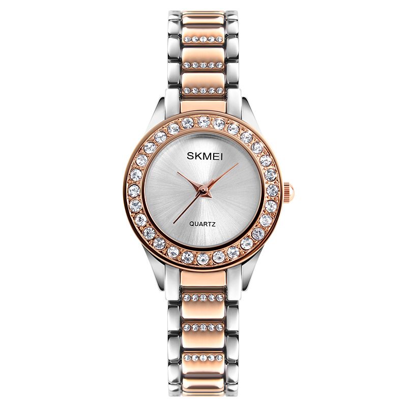 Waterdicht Dames Polshorloge Roestvrij Stalen Band Geschenk Quartz Horloge