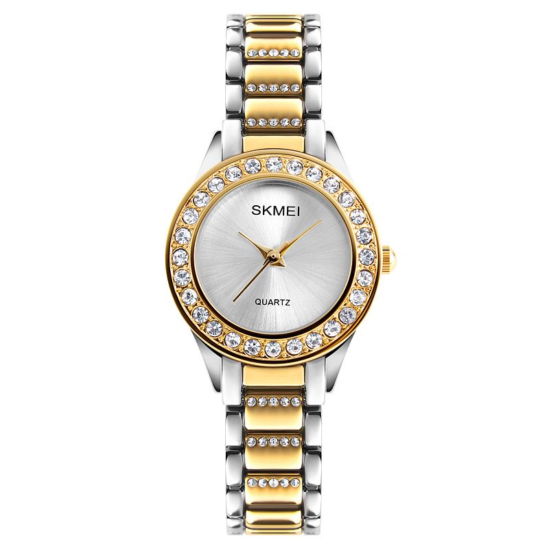 Waterdicht Dames Polshorloge Roestvrij Stalen Band Geschenk Quartz Horloge