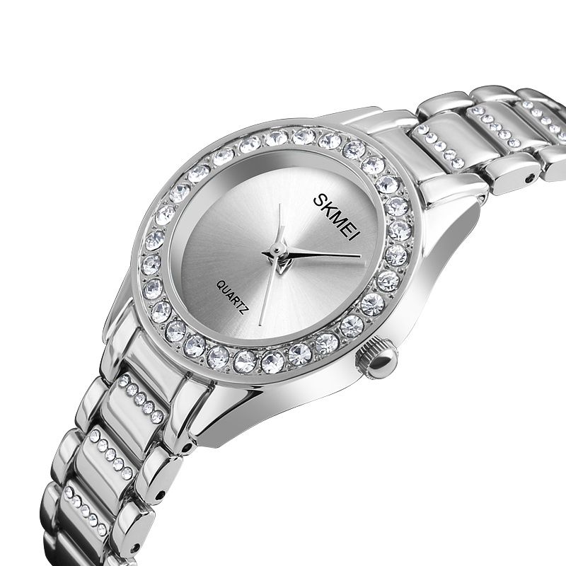 Waterdicht Dames Polshorloge Roestvrij Stalen Band Geschenk Quartz Horloge