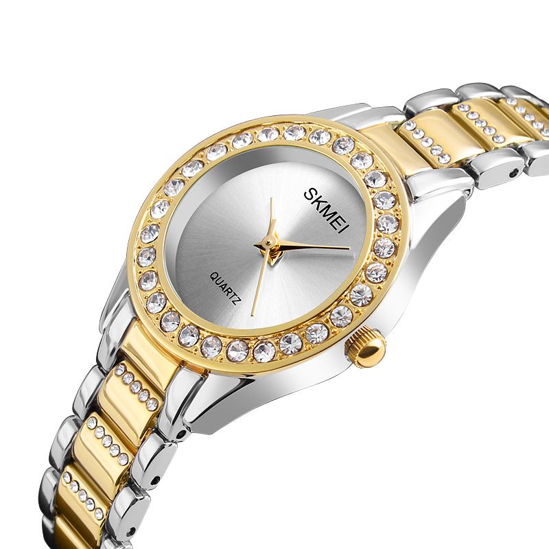 Waterdicht Dames Polshorloge Roestvrij Stalen Band Geschenk Quartz Horloge