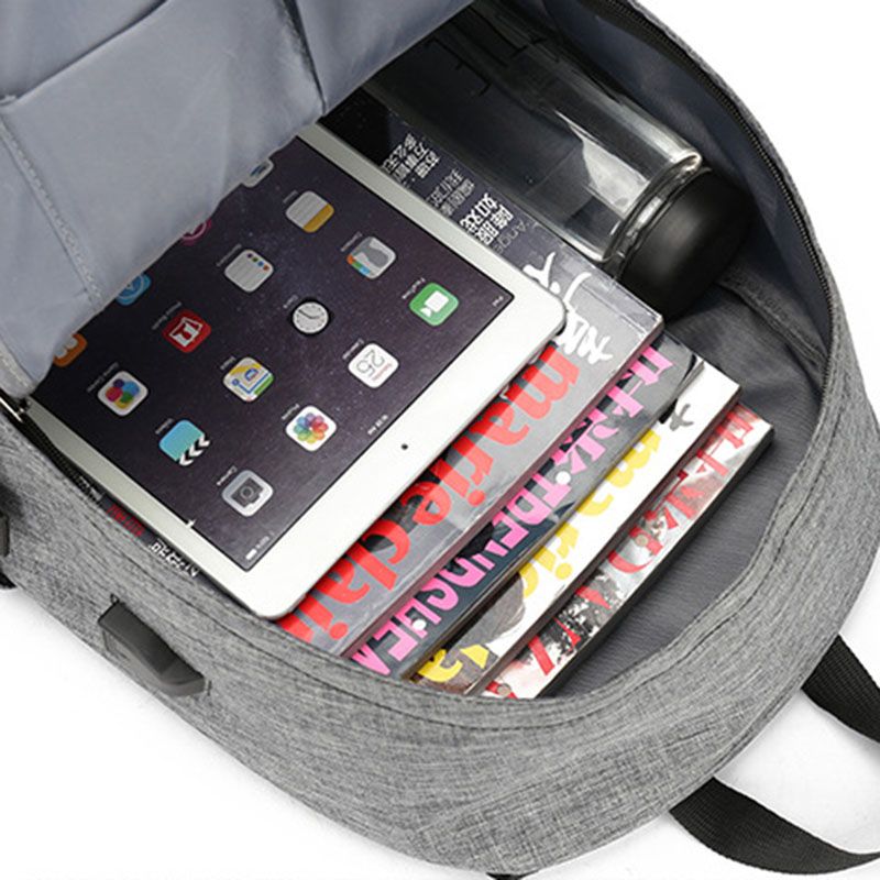 Heren Grote Capaciteit Waterdichte Multi-layer Usb Oxford Lichtgewicht Rugzak Outdoor Bag