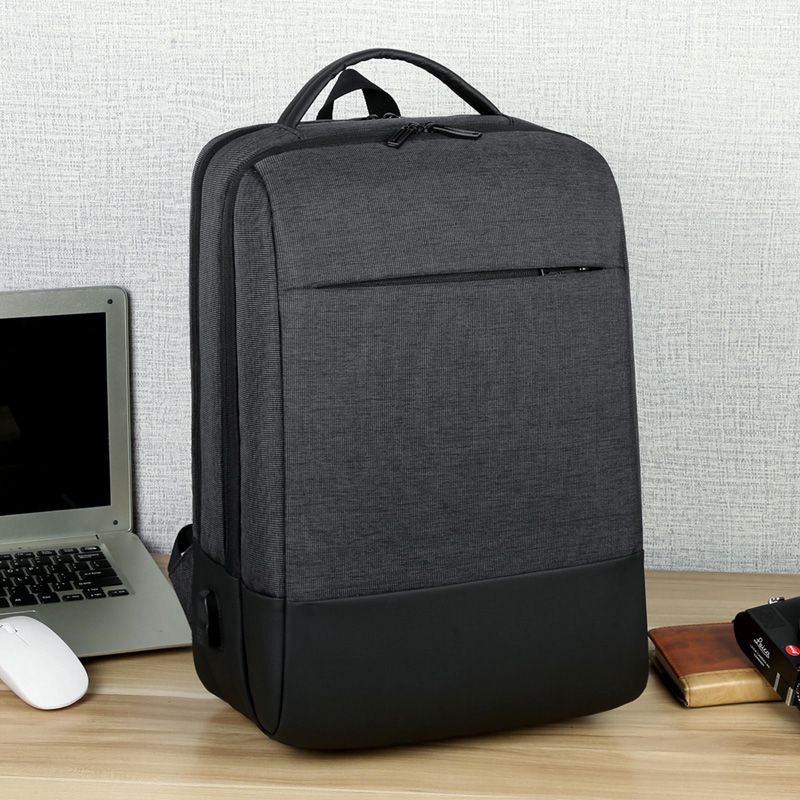 Heren Oxford 15.6-inch Laptop Usb-opladen Anti-diefstal Zakelijke Laptoptas Rugzak