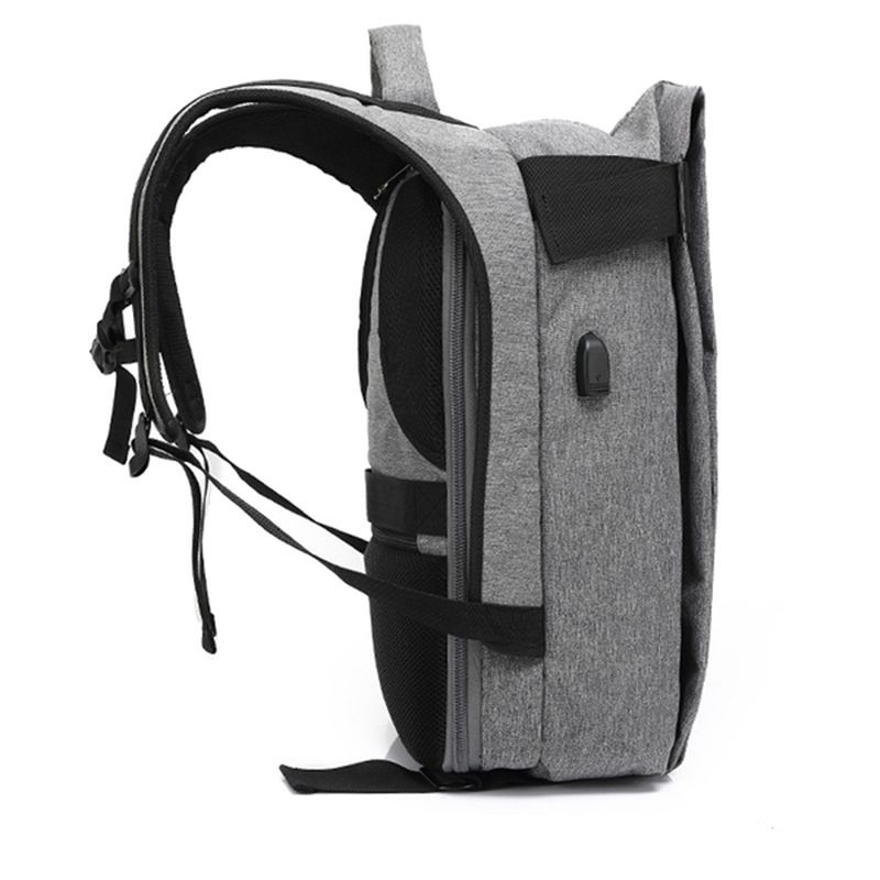 Mannen Mode Anti-diefstal Rugzak Casual Waterdichte Reistas Laptoptas Mochila Met Usb-poort