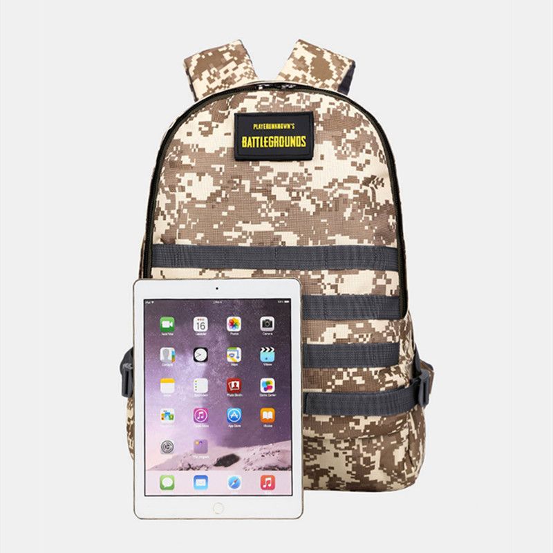 Unisex Camouflage Oxford Doek Student Schooltas Mode Game Trend Rugzak