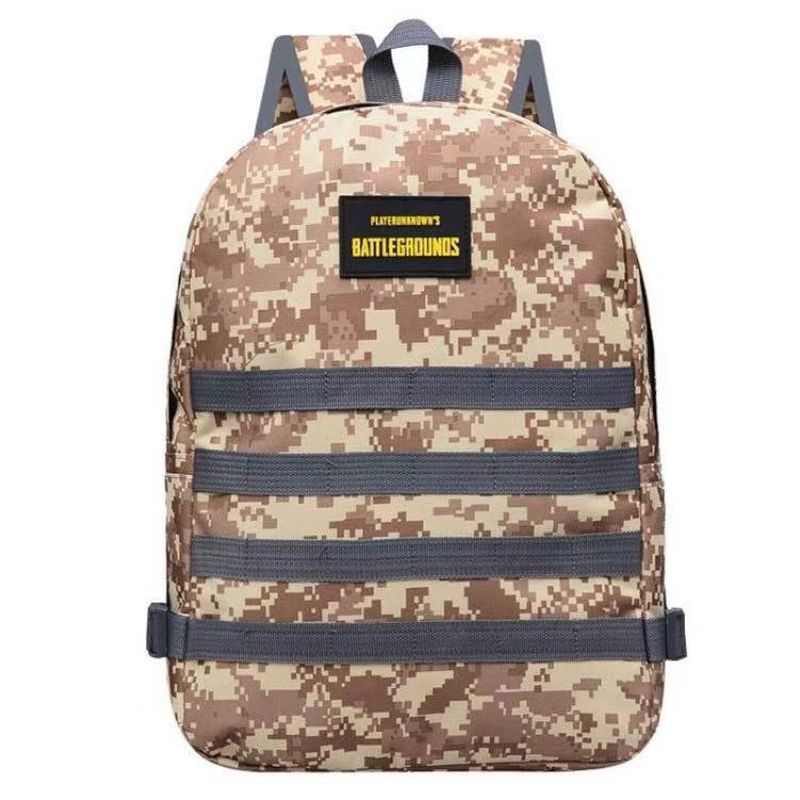 Unisex Camouflage Oxford Doek Student Schooltas Mode Game Trend Rugzak